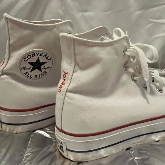 Chuck Taylor Custom Embroidered Platform Converse - Picture 1 of 9